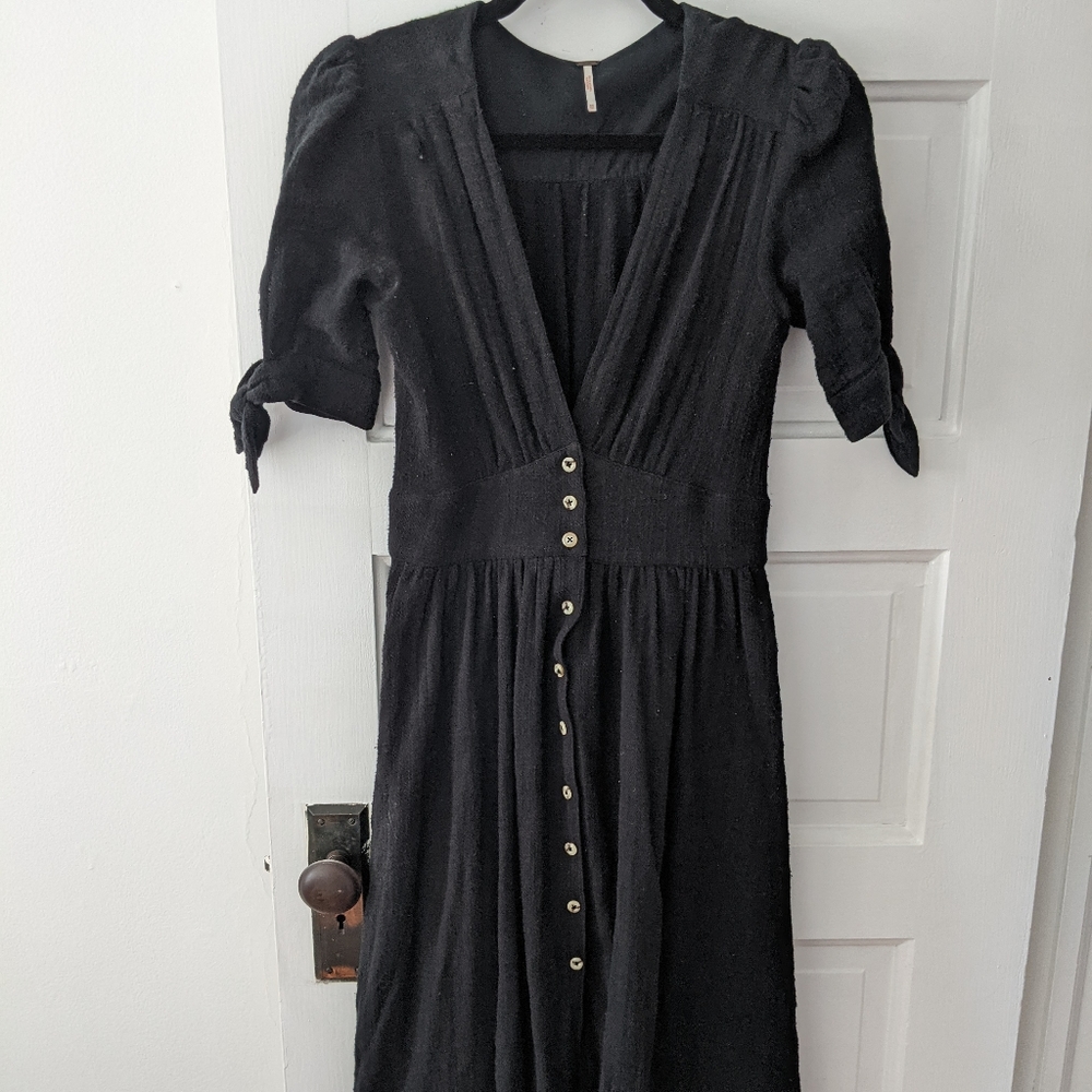 Free People Love of my Life Dress in Black